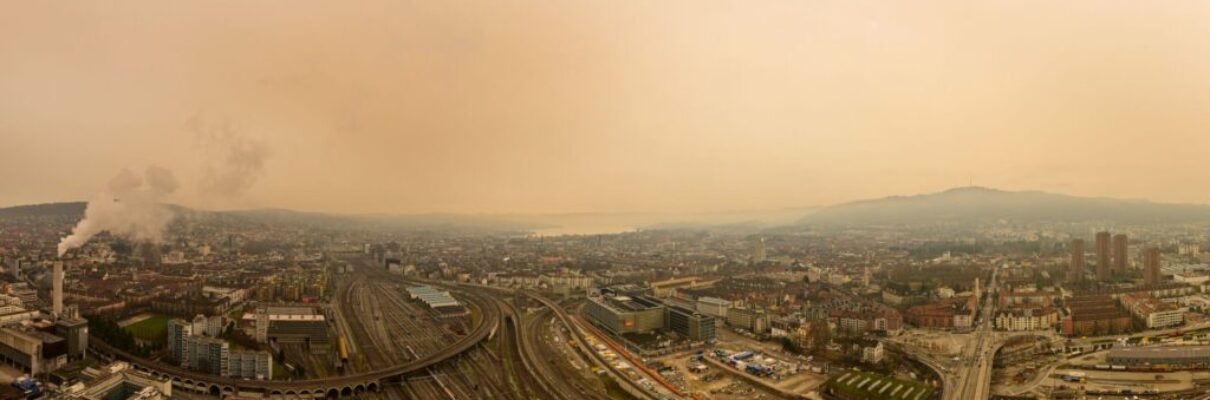 Saharahstaub hüllt Zürich ein