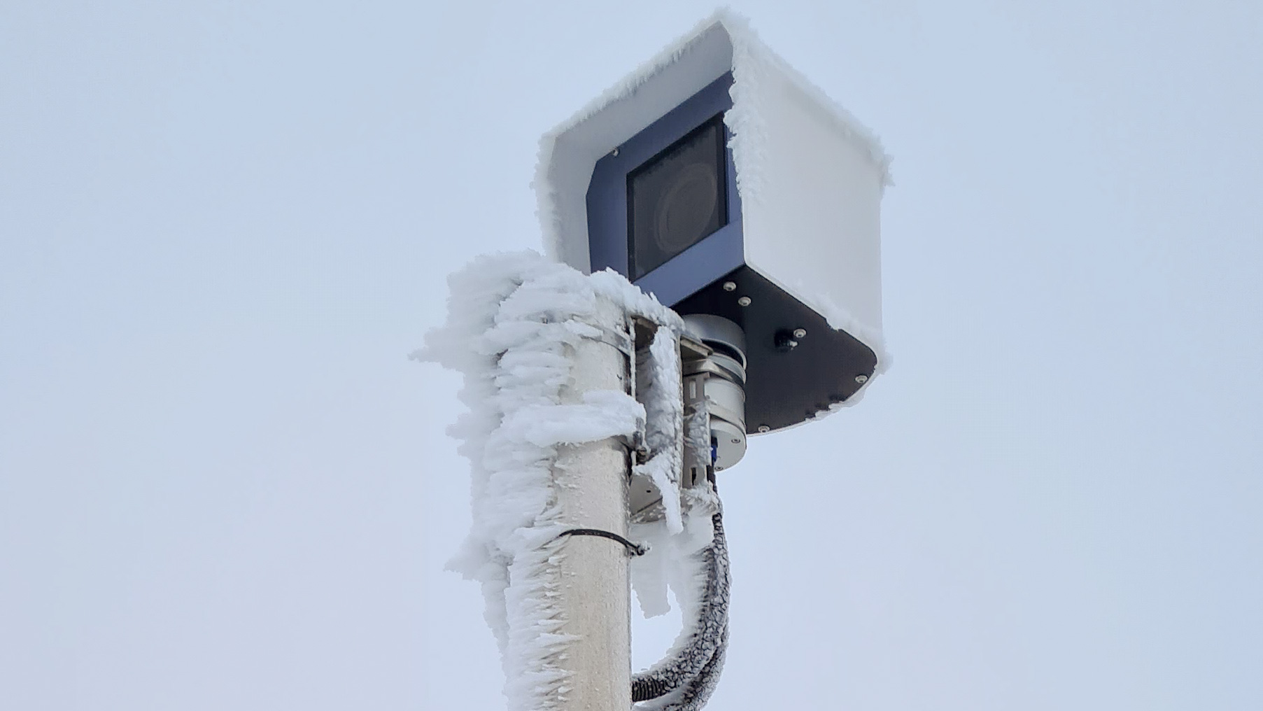 Panorama-Webcam voll Schnee